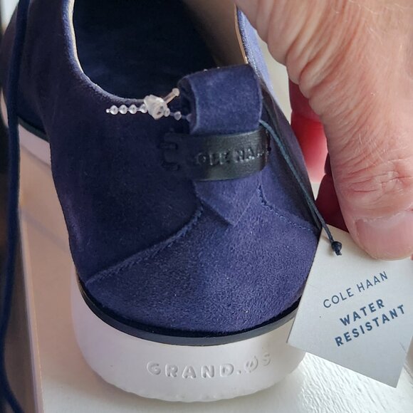 Cole Haan NWT Grand Ambition Lace Up Suede Sneaker Loafer Oxford - Picture 5 of 12